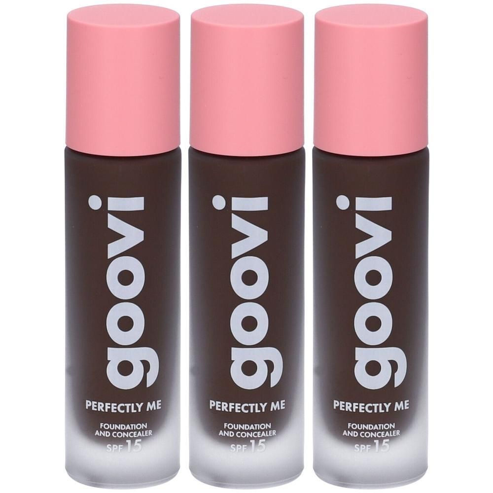 Goovi Perfectly Me Fondotinta e Correttore Colore 20 Ebony 3x1 St