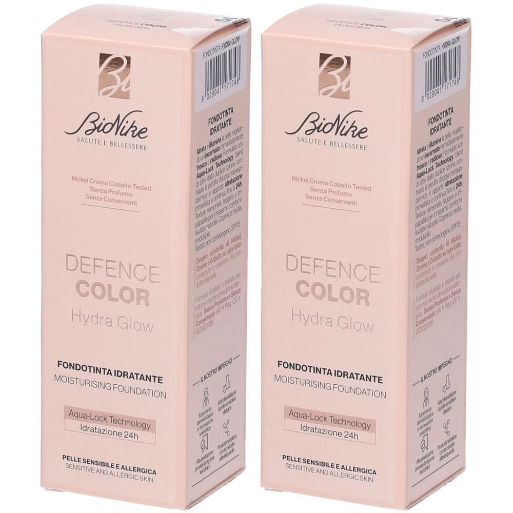 Bionike Defence Color Hydra Glow Fondotinta Idratante 04 Beige 2x30 ml