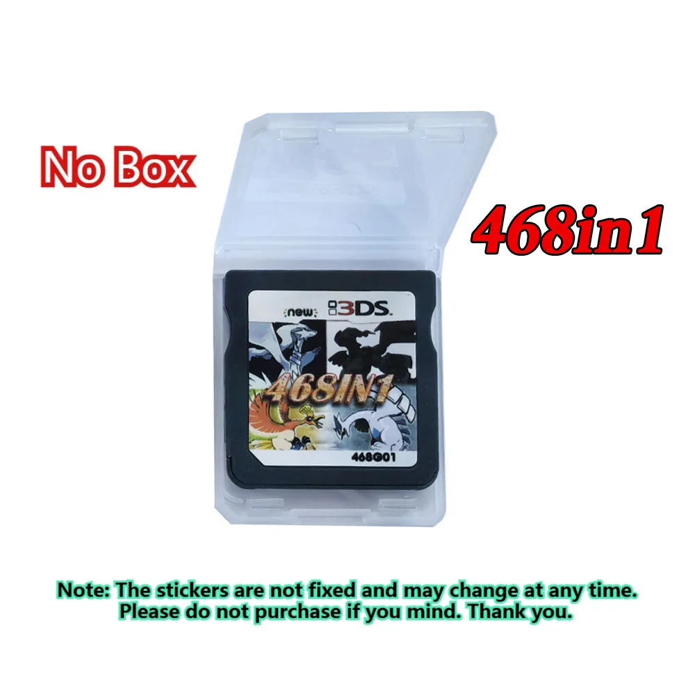 Popular 4300 in 1 Compilation Pokemon Game Cards DS NDS Game Cartridge Card Video Game Handheld Player (R4 Card)
