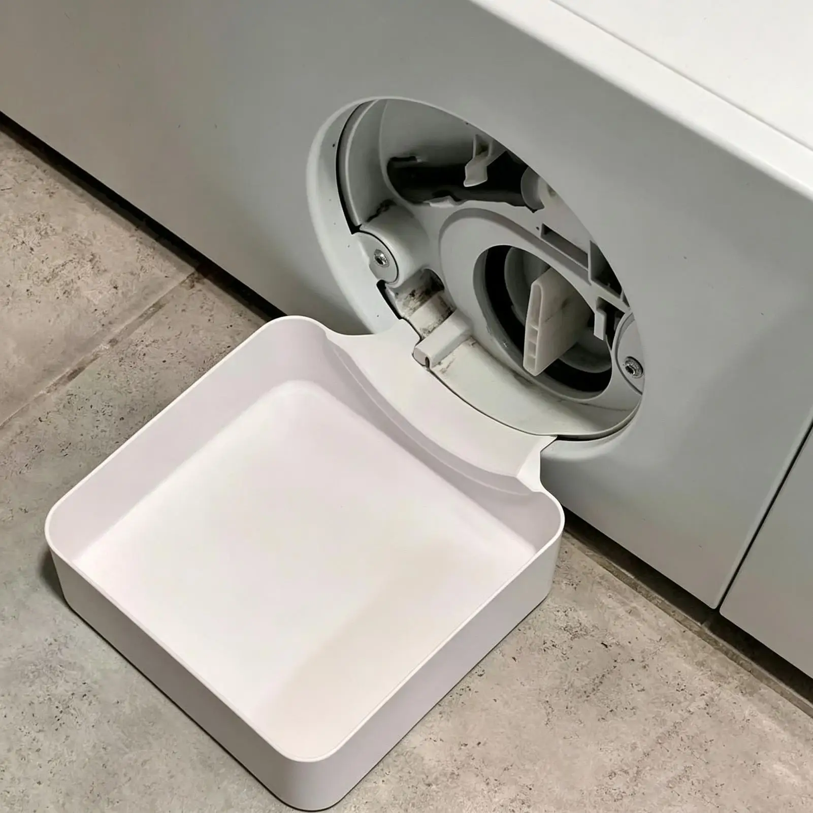 Washing Machine Filter Drain Tray Reusable Washing Machine Supplies Washer Filter Cleaning Water Catcher for Homeowners Renters
