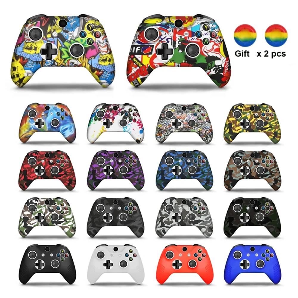 Soft Silicone For Xbox One Slim Joystick Protective Controller Cover for XBox One X S Gamepad Case Skin Thumb Grips Caps