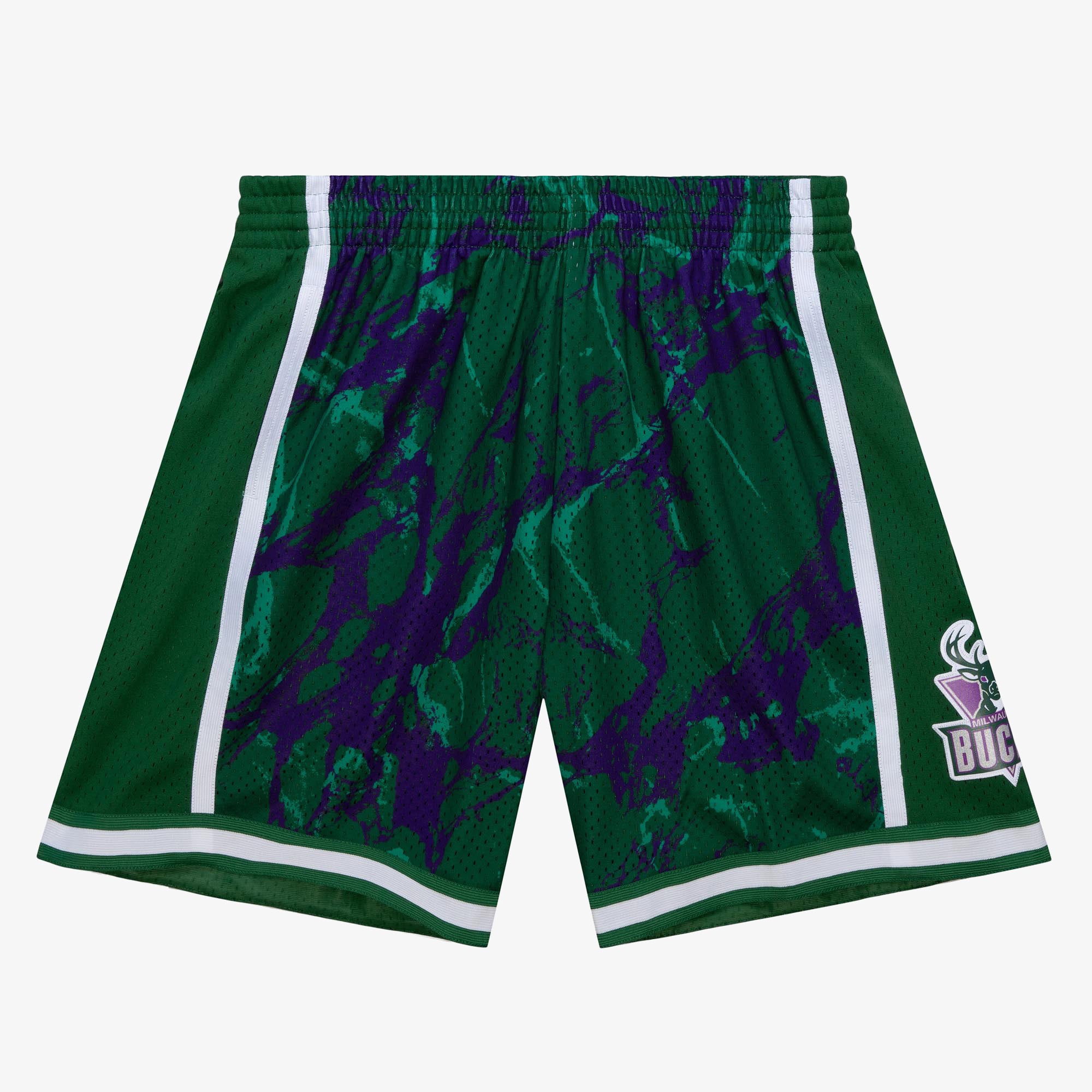 Short Swingman Team Marble Milwaukee Bucks Mitchell & Ness 2000 – Vert/Bleu – Homme - Homme Taille: L