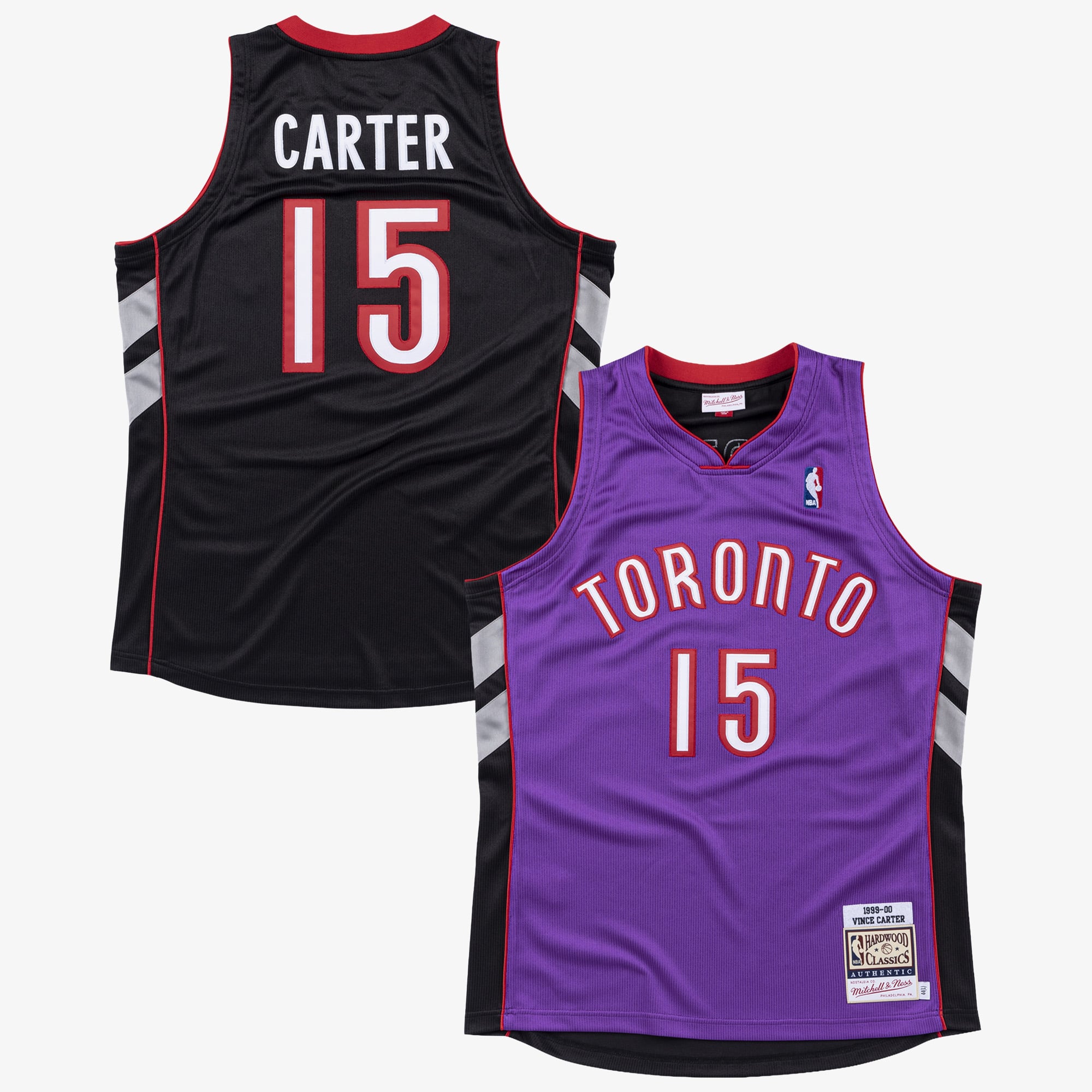 Maillot authentique Mitchell & Ness Vince Carter 99-00 des Raptors de Toronto - Violet - Homme Taille: M