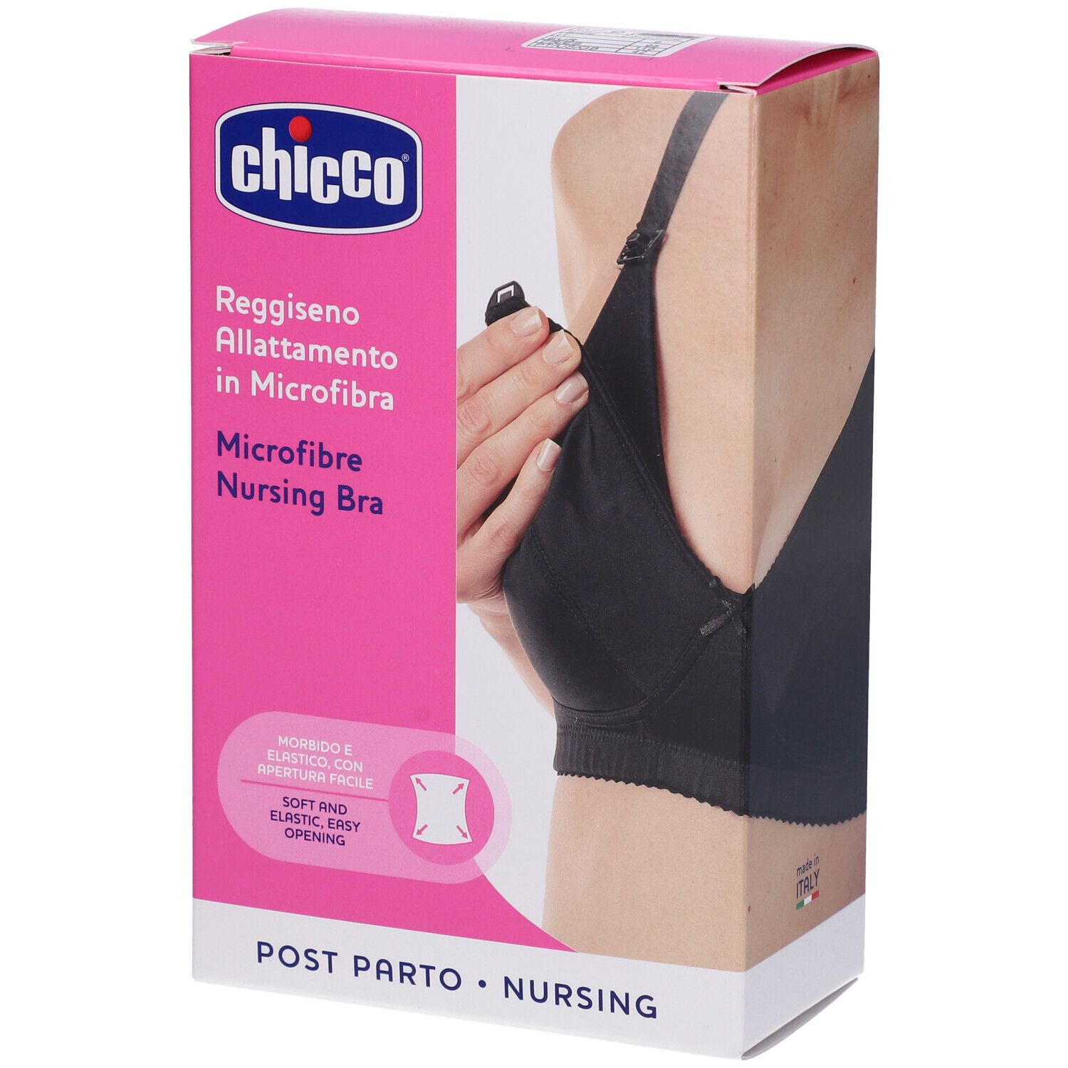 Chicco Mammy Reggiseno Cotone Allattamento Black 6D 1 pz Altro