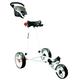 EZE Glide Cruise 3 Wheel Golf Trolley White