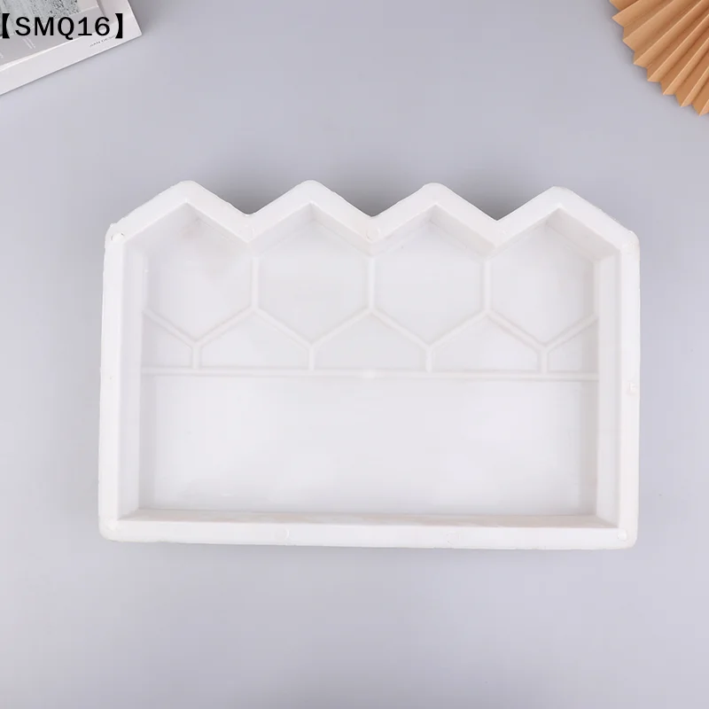Moule en béton réutilisable pour bordure de jardin, clôture, briques de jardin, pour bassin à poissons, cour, patio, décoration de jardin【SMQ】