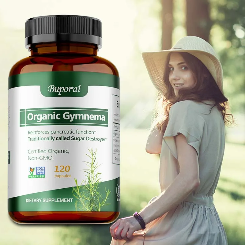 Organic Gymnema - Enhance Pancreatic Function, Promote Intestinal Health and Absorption, Balance Health Levels, Non-GMO