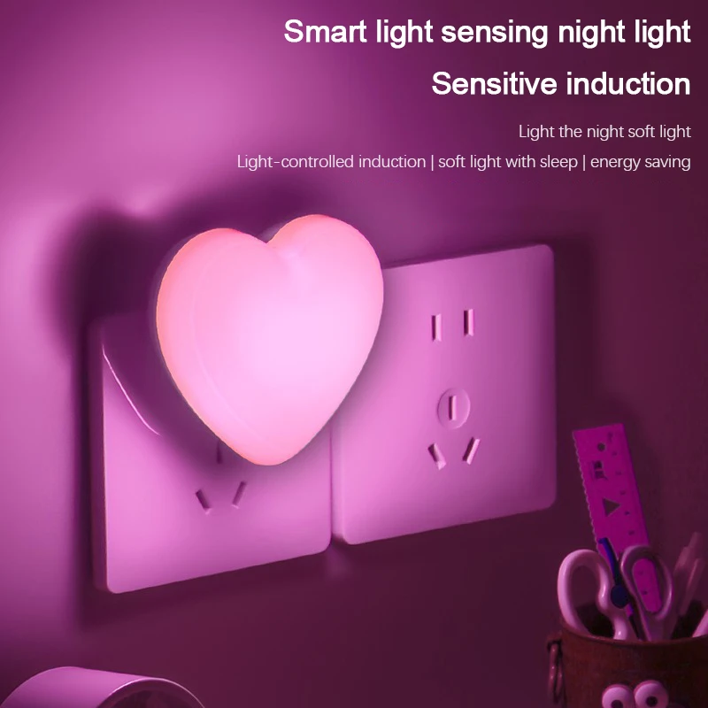 LED Nachtlicht Sensor Control Nachtlampe Energiesparende LED Sensor Lampe US Stecker Nachtlicht für Kinder Kinder Schlafzimmer Treppen
