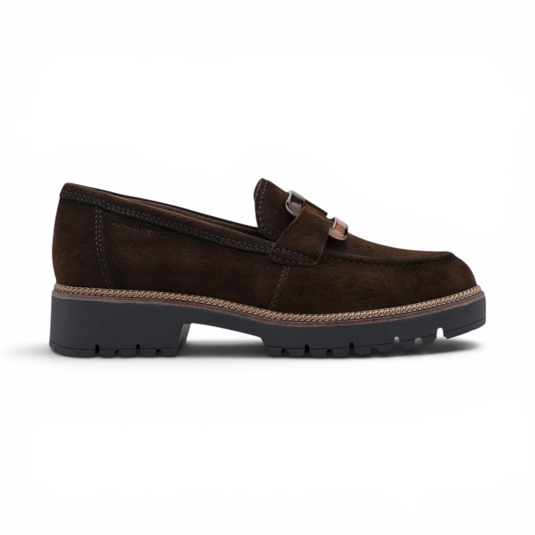 Tamaris Damen braune Wildleder-Loafer Freizeitschuhe – 24722-43