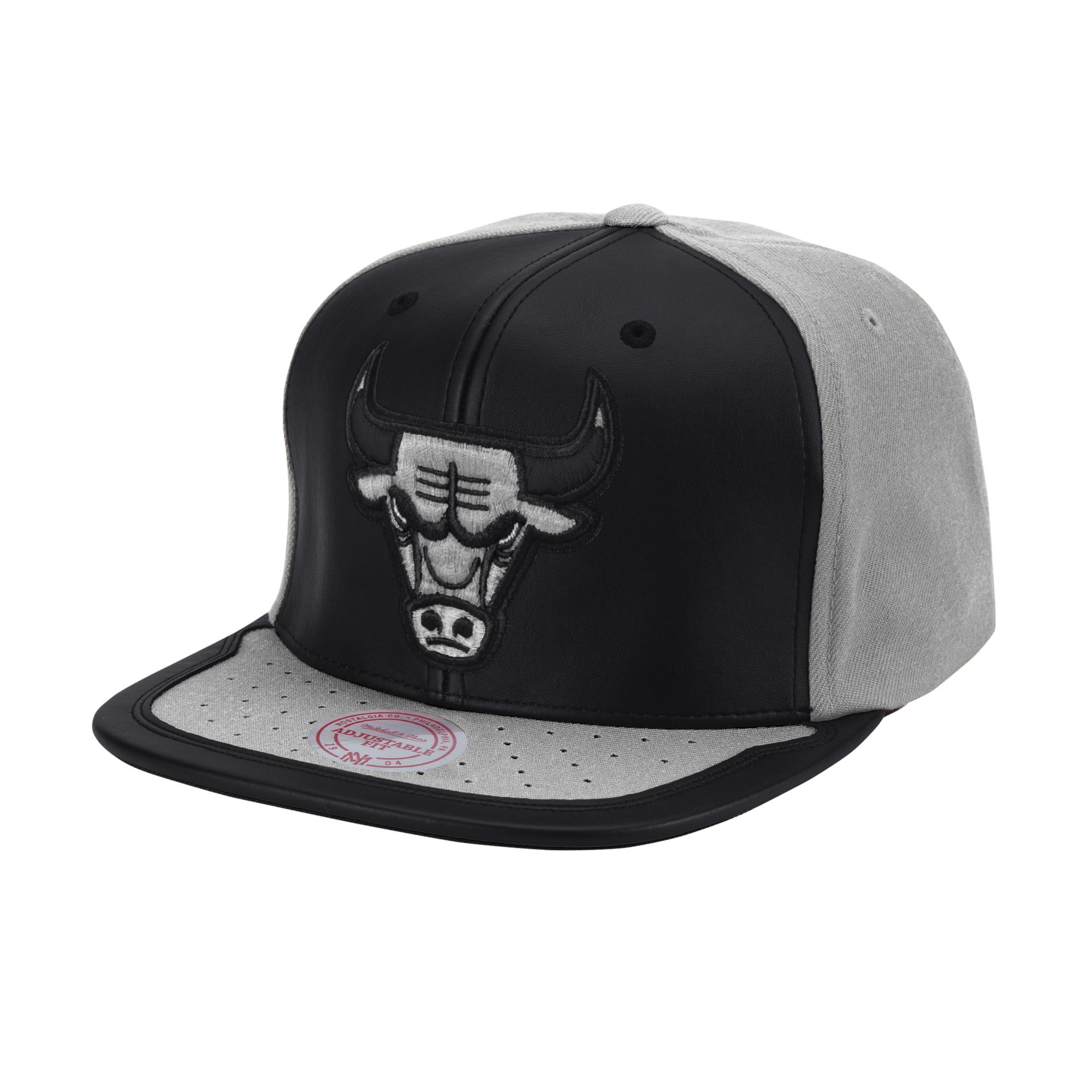 Chicago Bulls Mitchell & Ness Day One Snapback - Schwarz/Grau