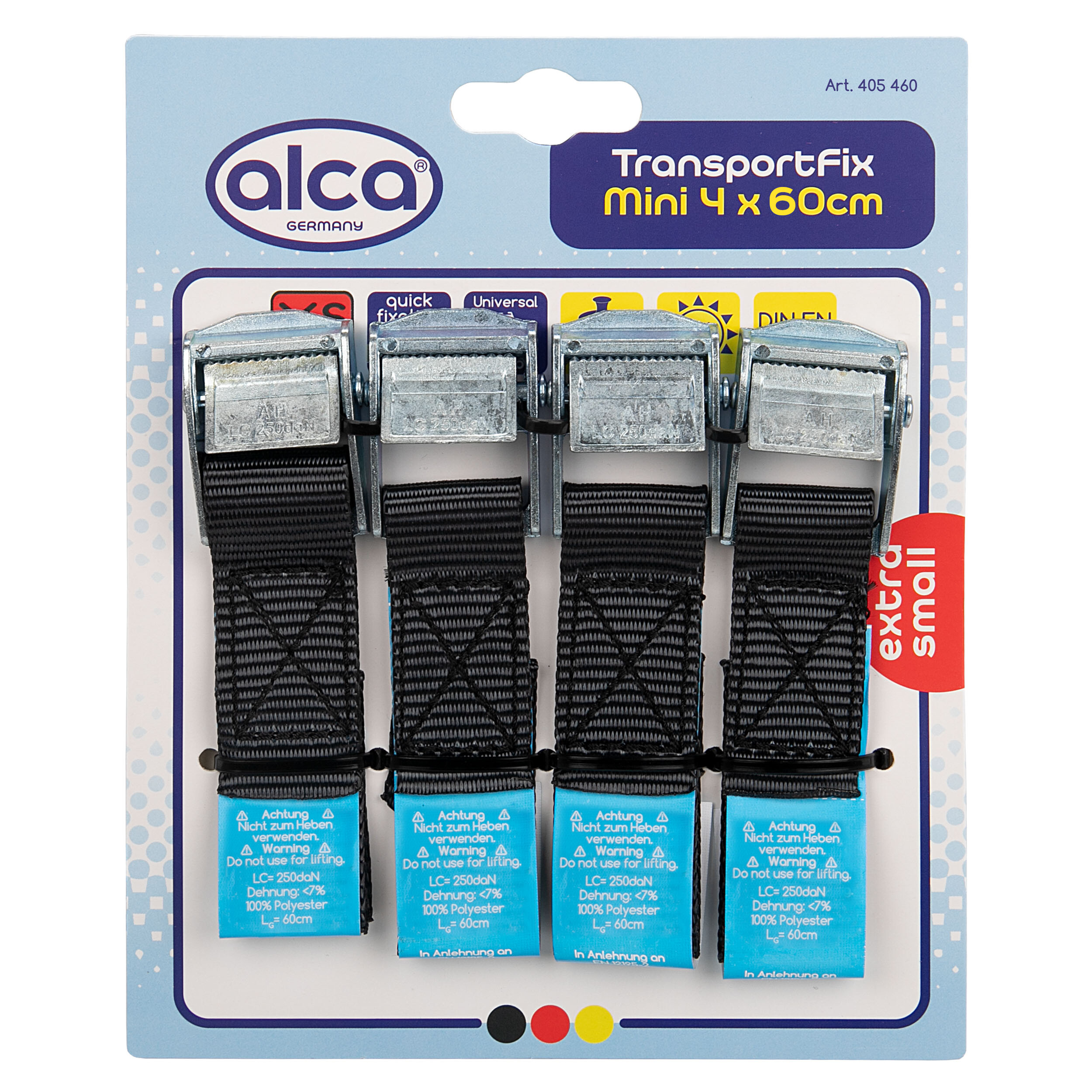 ALCA Spanngurt Mini 4 x 60cm 405460