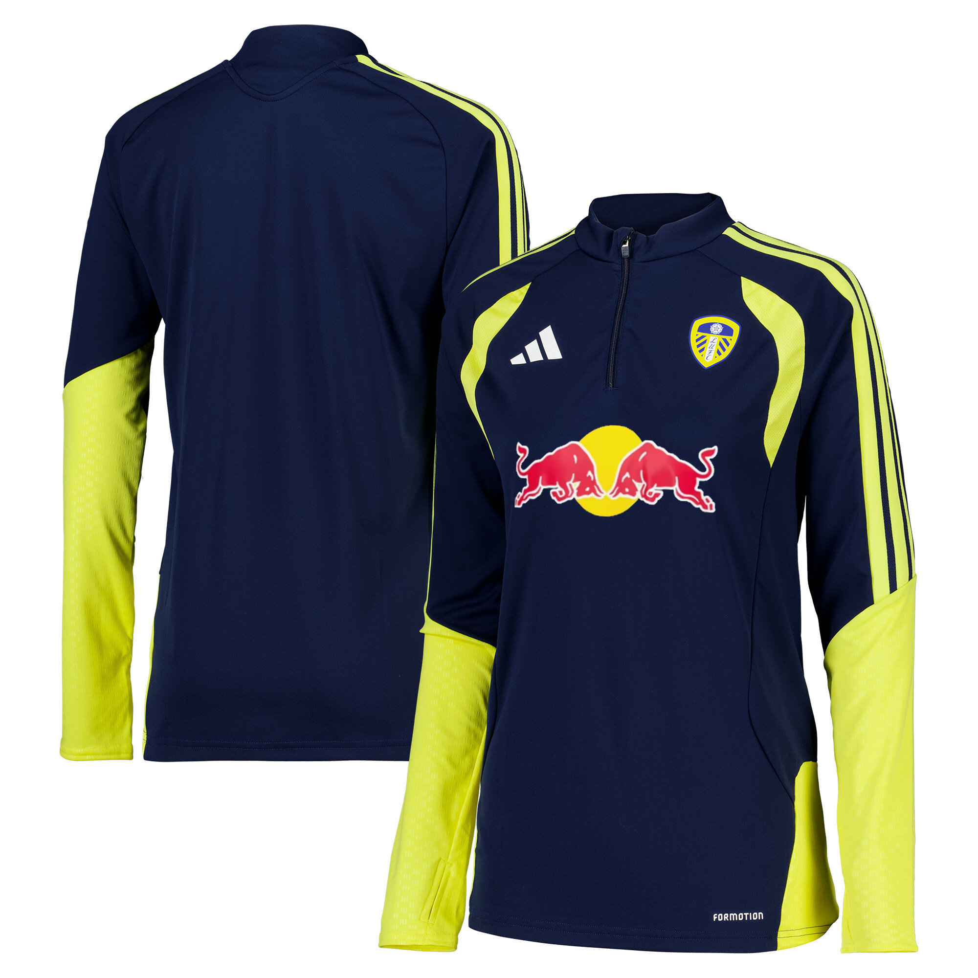 Leeds United adidas Trainingsshirt – Marineblau – Damen