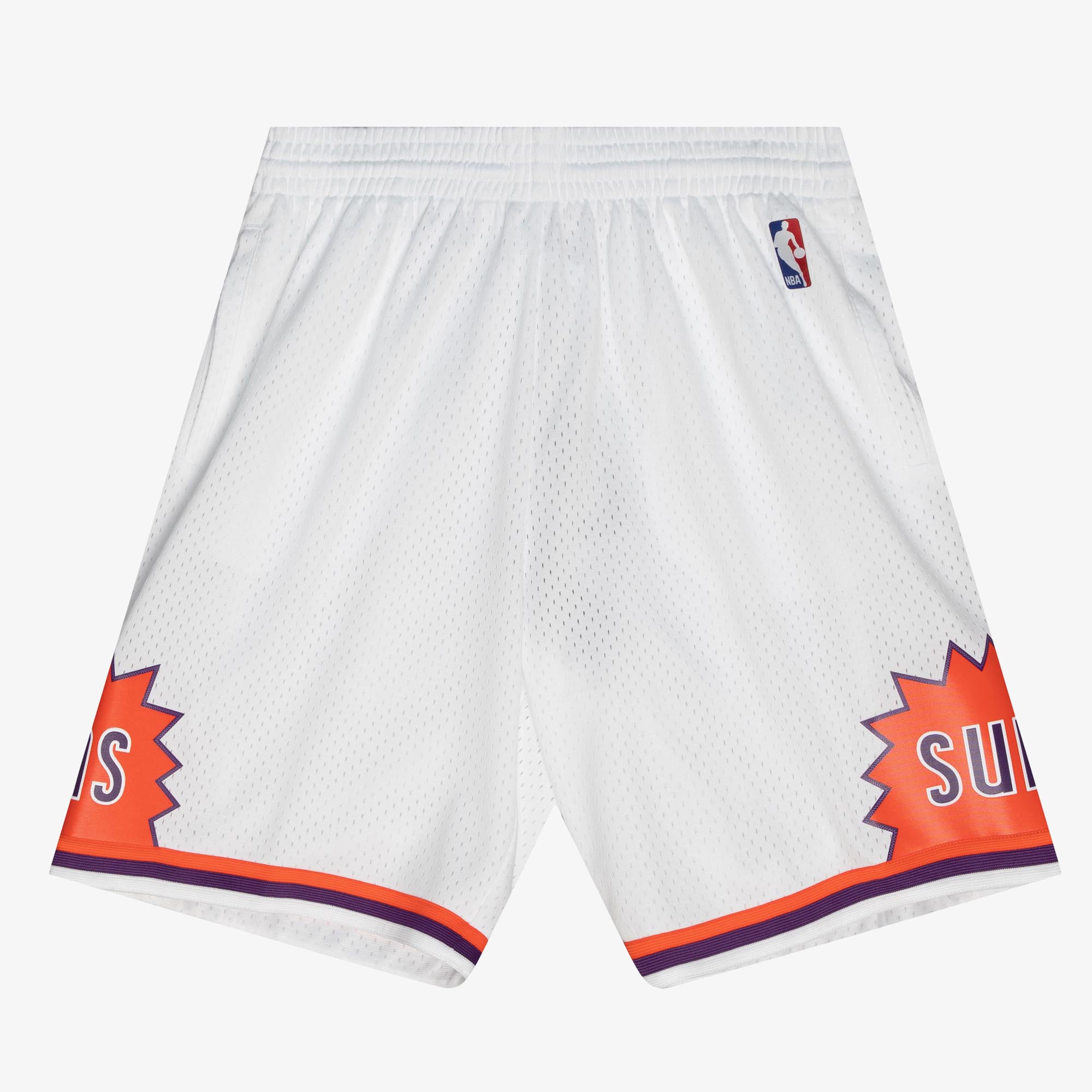 Phoenix Suns Mitchell & Ness 2002 Auswärtsshorts – Weiß – Herren
