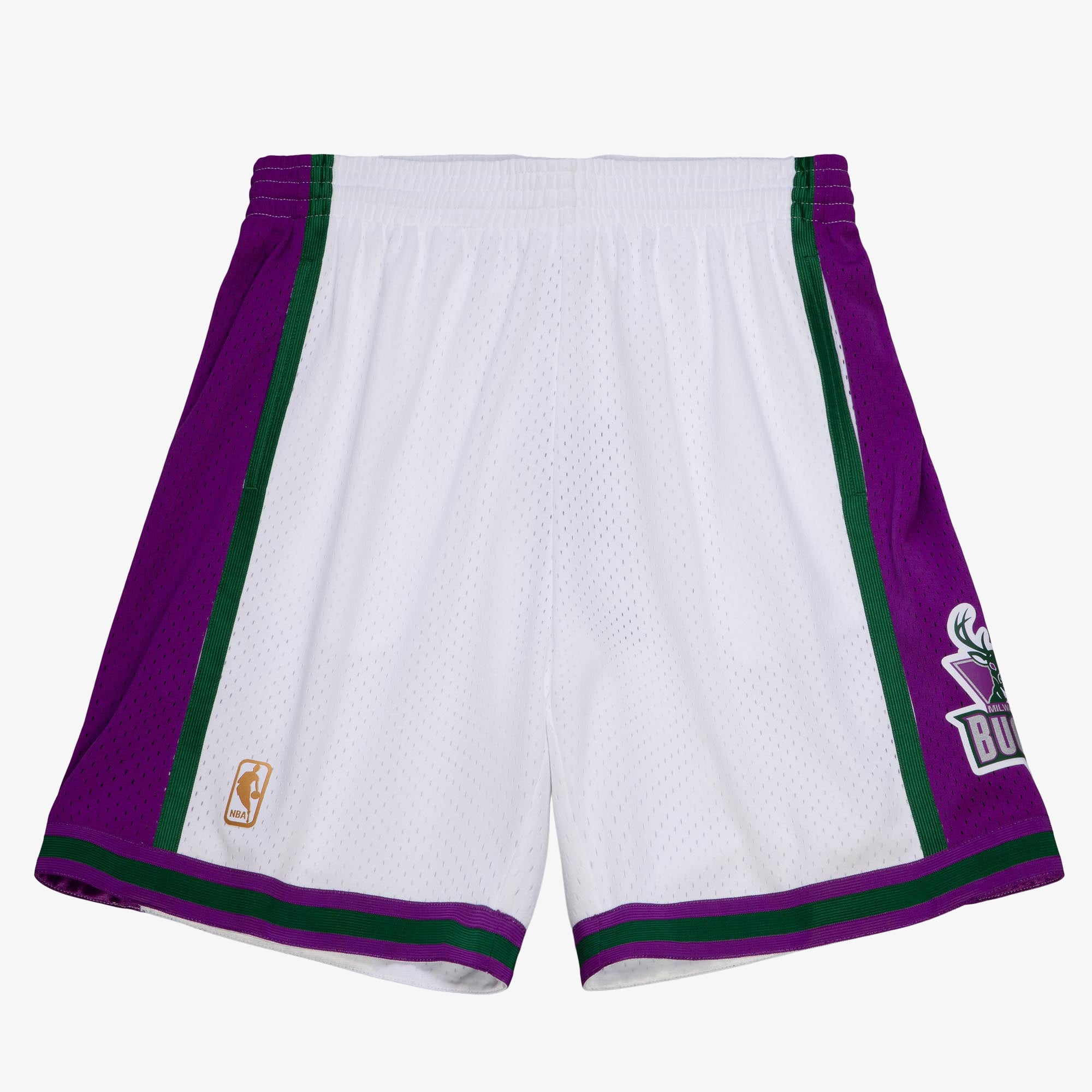 Short Swingman Mitchell & Ness 1996 des Milwaukee Bucks - Blanc - Homme - Homme Taille: L