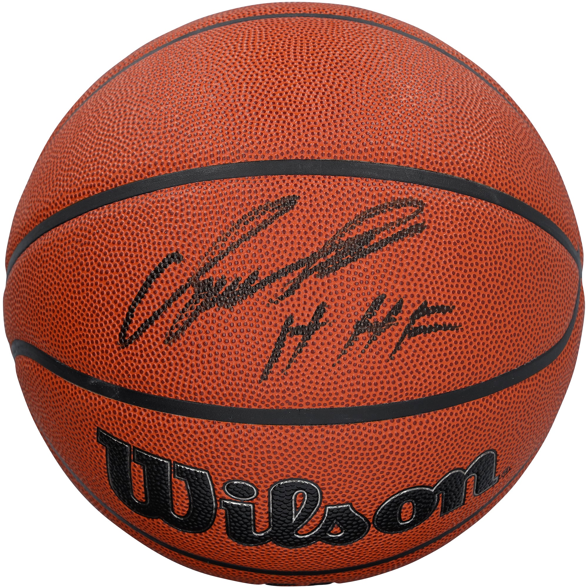Dominique Wilkins Atlanta Hawks signierter Wilson Authentic Series Indoor/Outdoor-Basketball mit „HHF“-Inschrift