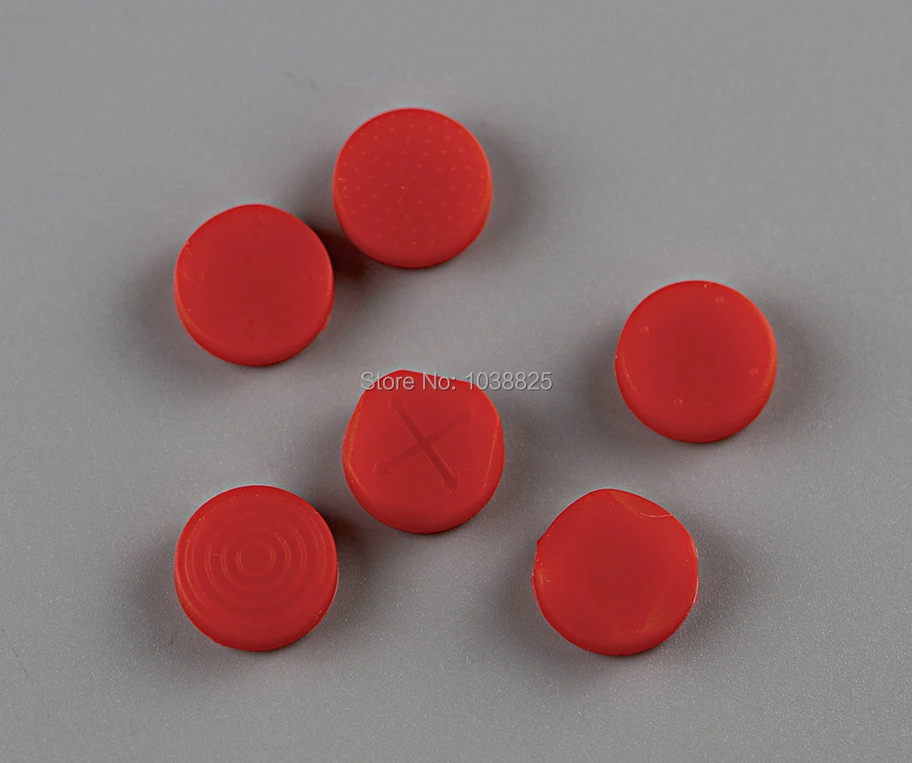 1set=6pcs 6 In 1 Silicone Grip Cap Joystick Analog Protective Cover Case For PlayStation Psvita PS Vita PSV 1000/2000 Slim