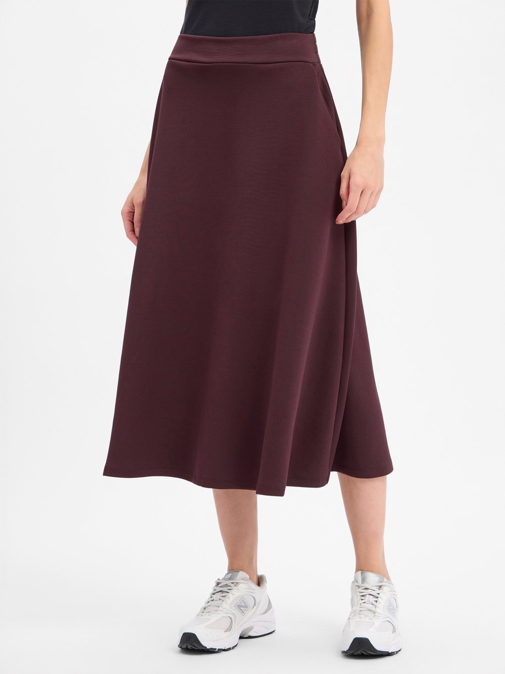 soyaconcept® Jerseyrock Damen aubergine, XXL