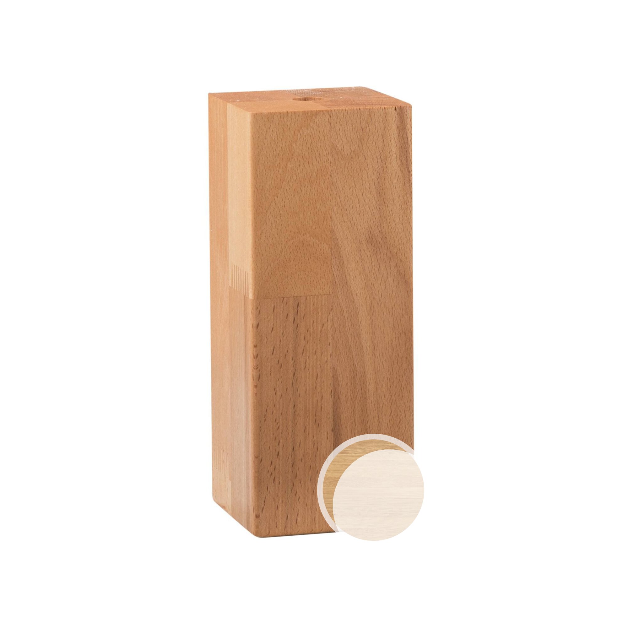 Hasena »Tunca« Fuss-Set Bettrahmen Eiche bianco, geölt / 25 cm