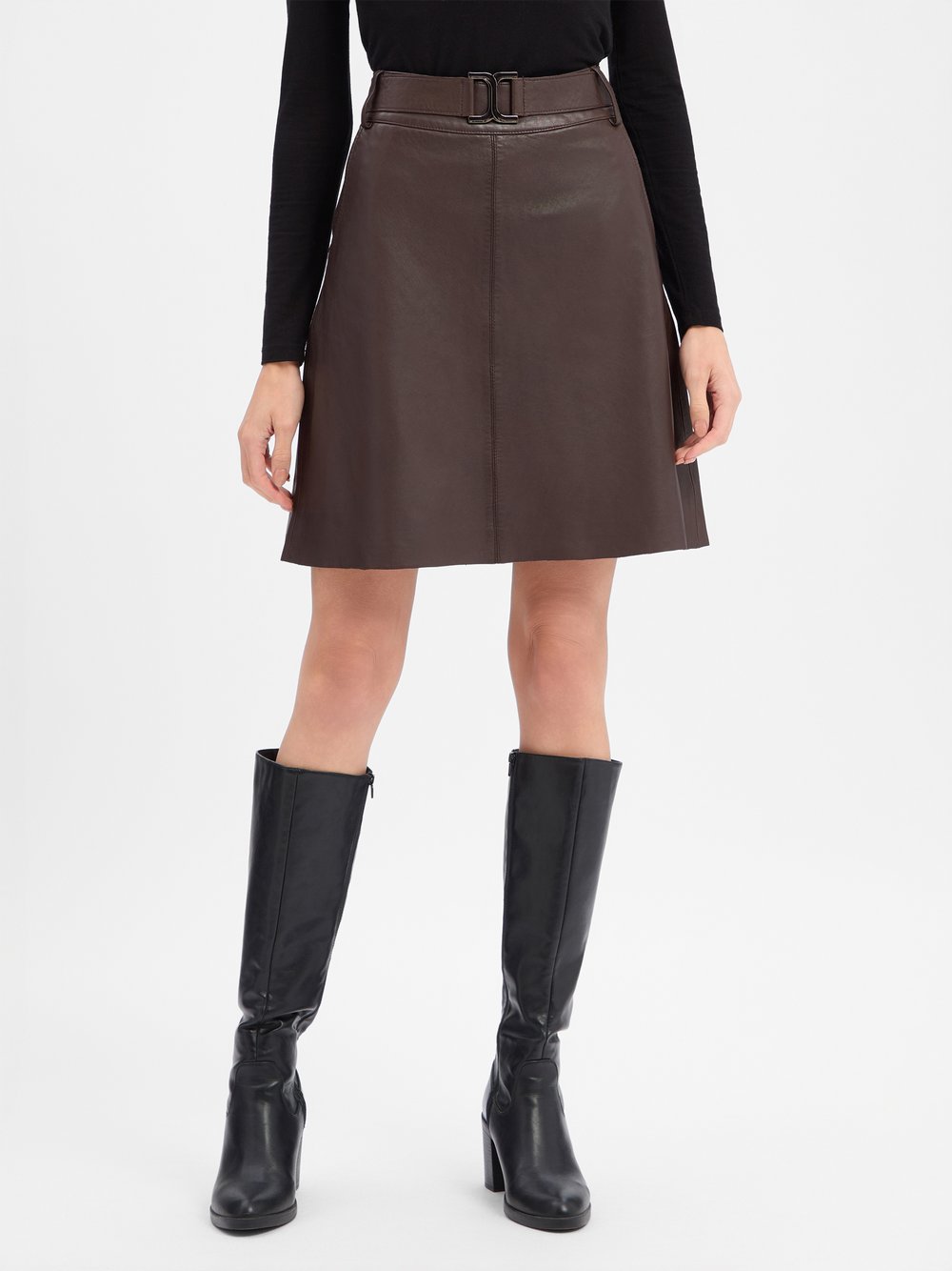 More & More Lederrock Damen schoko, 42