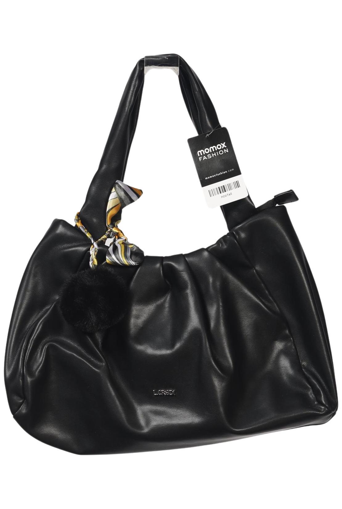 L.credi Damen Handtasche gross, Gr. , Schwarz, Kunstleder