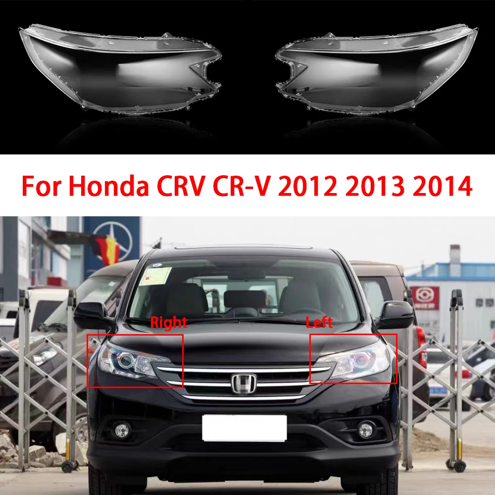 Für honda crv cr-v 2012 2013 2014 auto front scheinwerfer abdeckung scheinwerfer transparenter glas lampen schirm lampen schalen linse