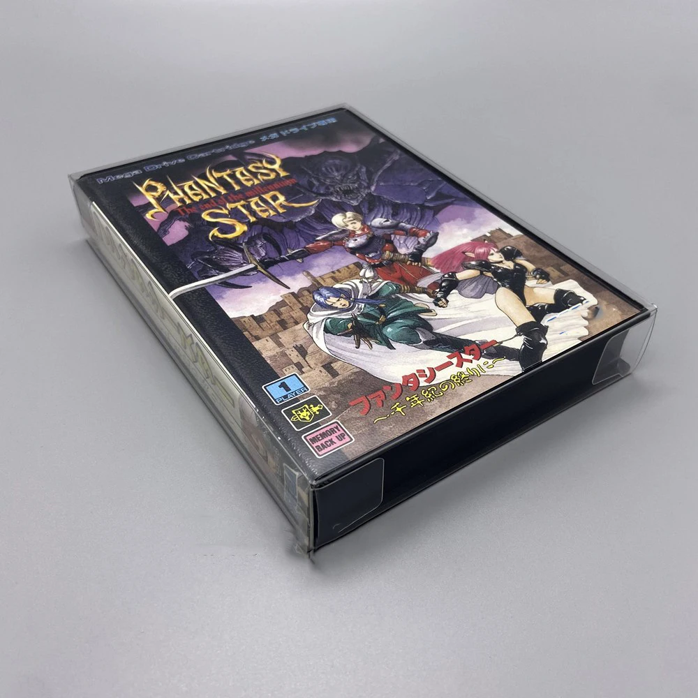 5-Box-Schutz für SEGA MEGA DRIVE MD Sega Genesis Videospiel, transparente Hüllen, Display-Boxen