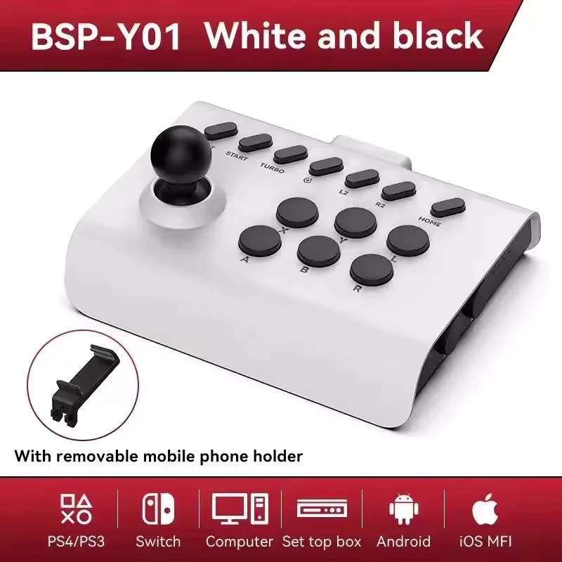 Arcade Gamepad Bluetooth Controller Für Schalter PS4 PS3 Mobile Android IOS iPhone PC TV Joystick Wireless Gaming Control Game Pad