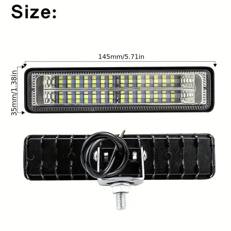 NEUER VERKAUF Neue 28LED 84W Arbeitsleuchte 9-80V Flutlicht Fahrlicht Nebelscheinwerfer Offroad-LED-Arbeitsleuchte für Auto SUV 4WD LED-Strahler