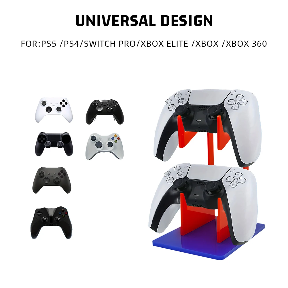 Universelle Halterung für PS5/PS4/Switch Pro/Xbox Elite/Xbox/Xbox 360 Doppelschicht-Gamepads