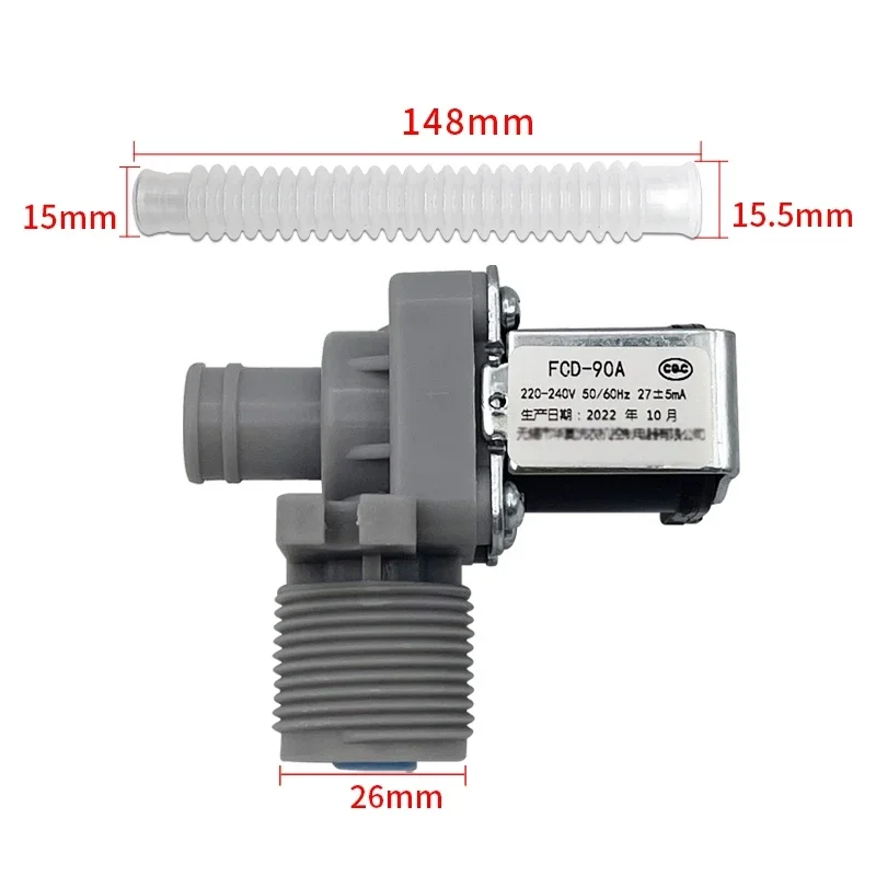 FCD-90A 220-240V universelles Waschmaschinen-Einlassventil, Waschmaschinen-Einlass-Magnetventil