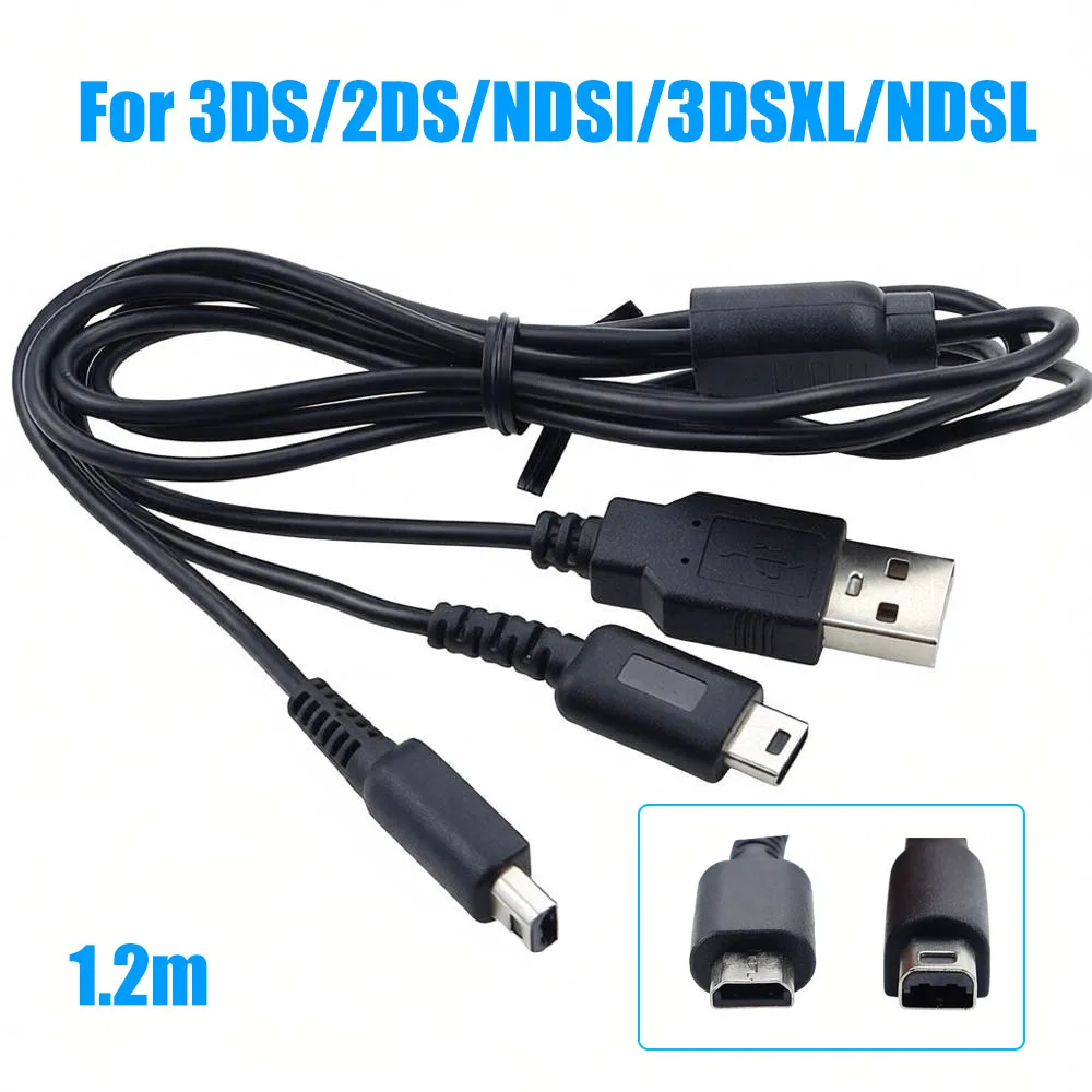 USB-Ladekabel Ersatz-Ladekabel für Nintendo NDSI 3DS 2DS 3DS XL NDSL Zubehör