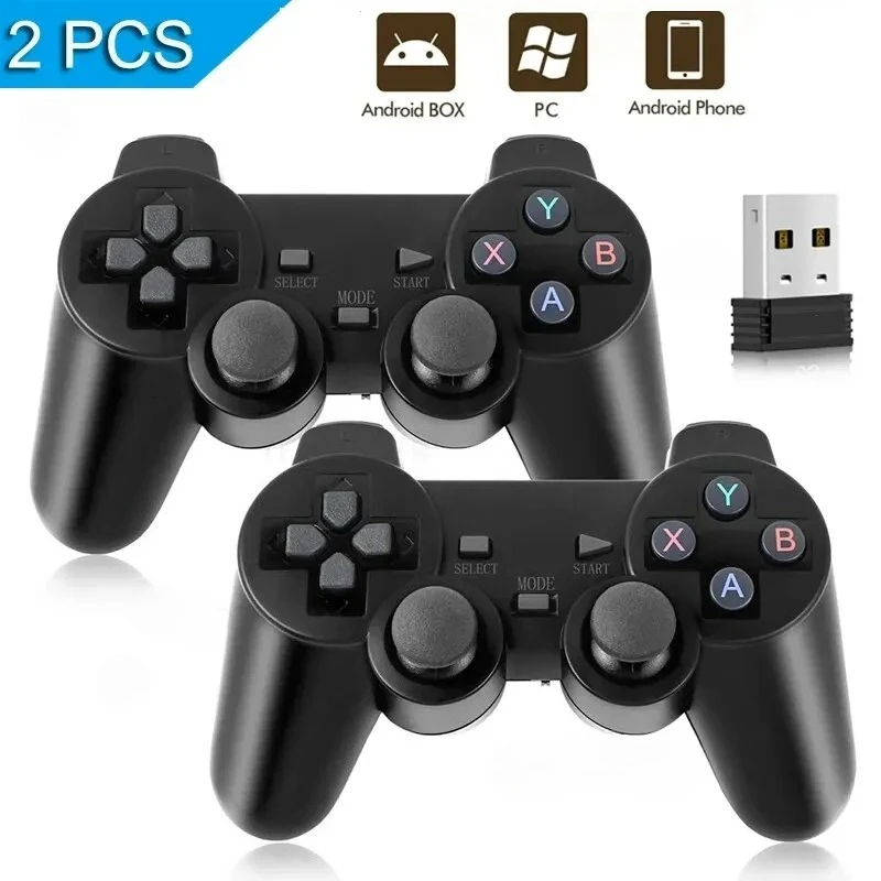 2,4G USB Kabelloser Gamepad Joystick Controller für PC Android TV Box Konsole Videospiel-Zubehör