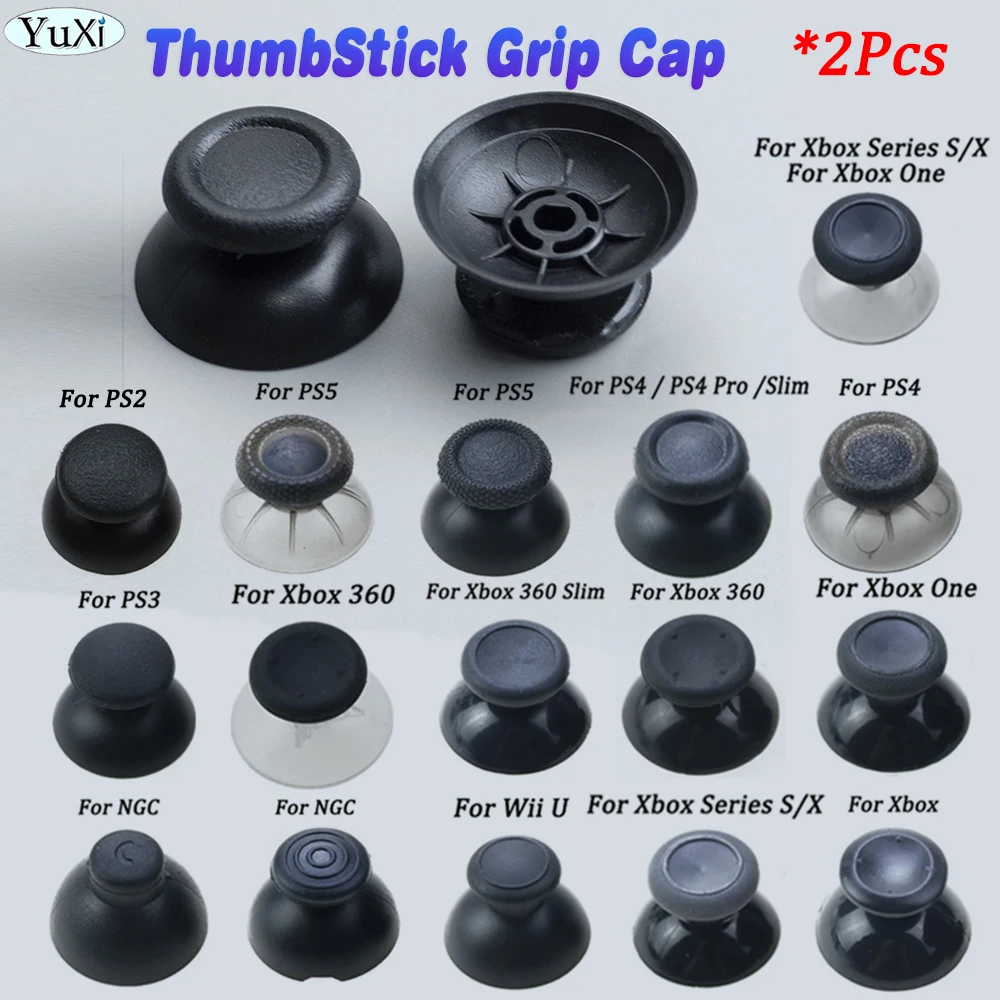 2 Stück analoge Joystick Stick Griff kappe für ps5 ps4 pro schlanke ps3 xbox xbox eine Serie x s Gamepad Control Thumbs tick Tasten