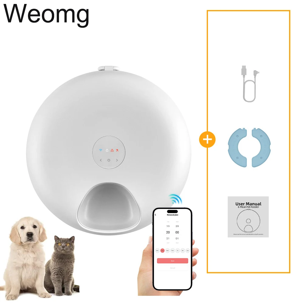 5V USB Wireless Wiederaufladbare Nassfutter Katze Und Hund Automatische Feeder Nassfutter Smart Dispenser Haustier Zeitgesteuerte Fütterung nass Futternapf