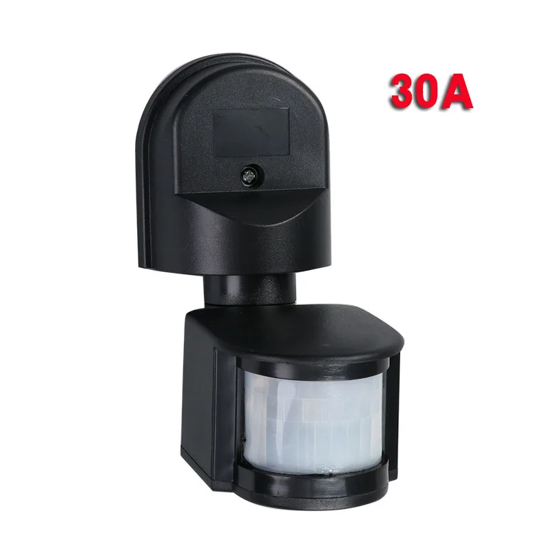 Menschlicher Bewegungssensor 220 V-240 V Bewegungsmelder Automatischer Infrarot-PIR-Sensor 180 Grad drehbarer Außen-Timer-Lichtschalter