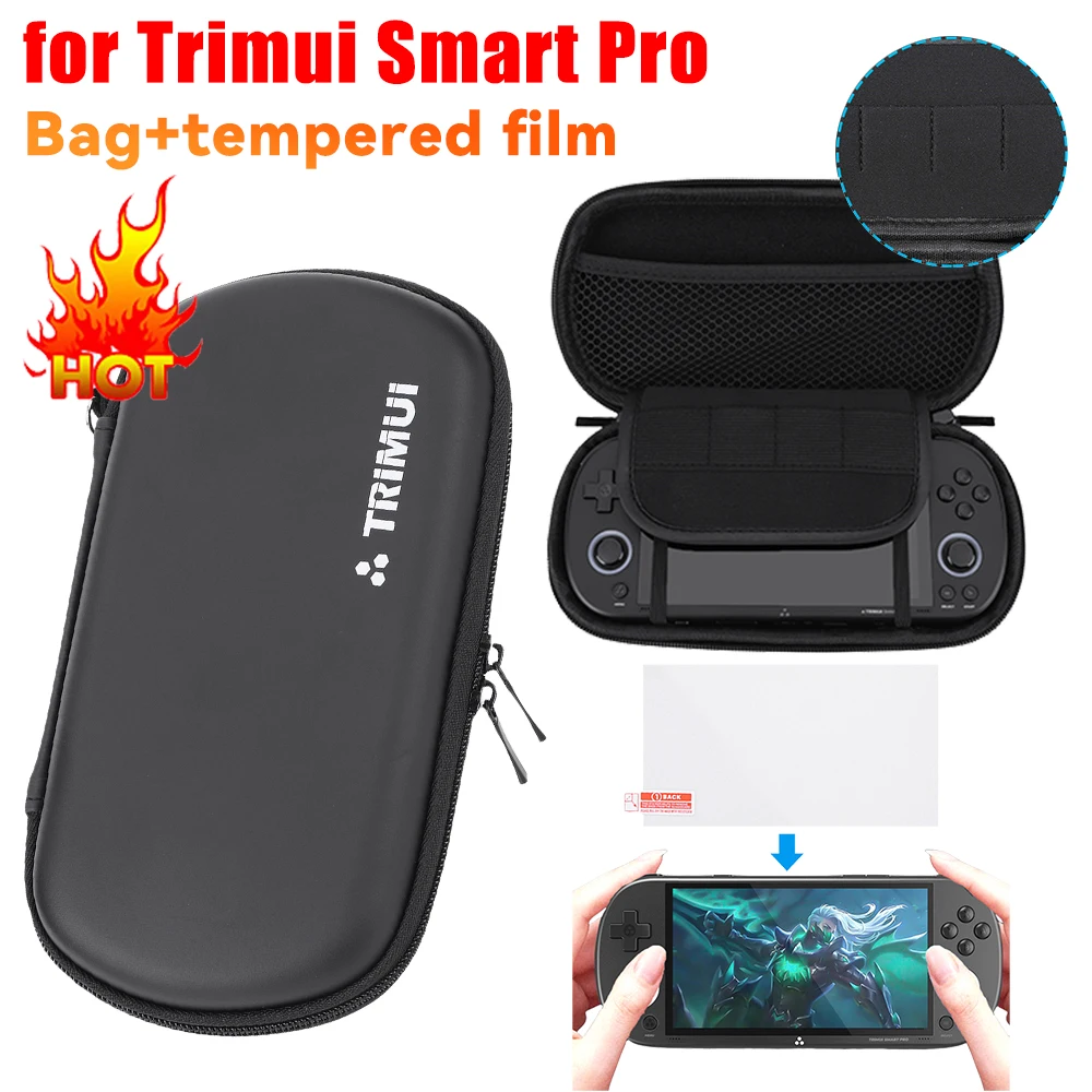 Fall Tasche für Trimui Smart Pro Trage tasche Handheld-Spiele konsole schwarz Hard Travel Aufbewahrung tasche Videospiel konsole tragbare Tasche