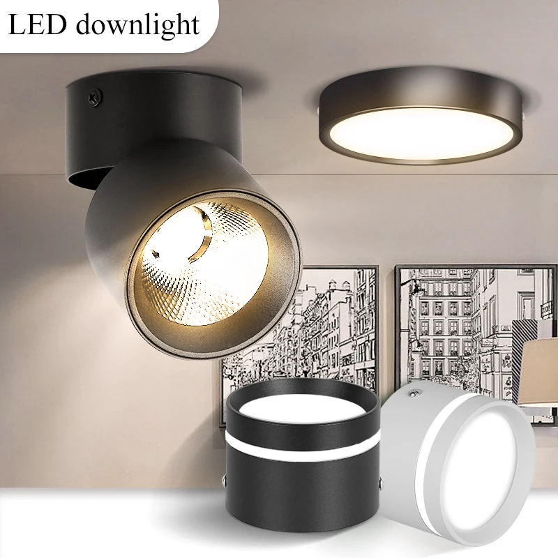 Mini kleine LED-Deckenleuchte, 220 V, LED-Deckenleuchten, LED-Downlight, Aufbaustrahler, 7/10/15/25 W, für Wohnzimmer, Schlafzimmer