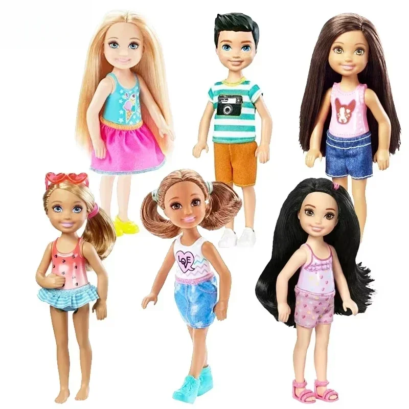Echte Barbie Club Chelsea Junge Puppe Sammlung Mini Spielzeug für Kinder Mädchen Modell Bonecas Mode Nette Baby Spielzeug Geburtstag Geschenk