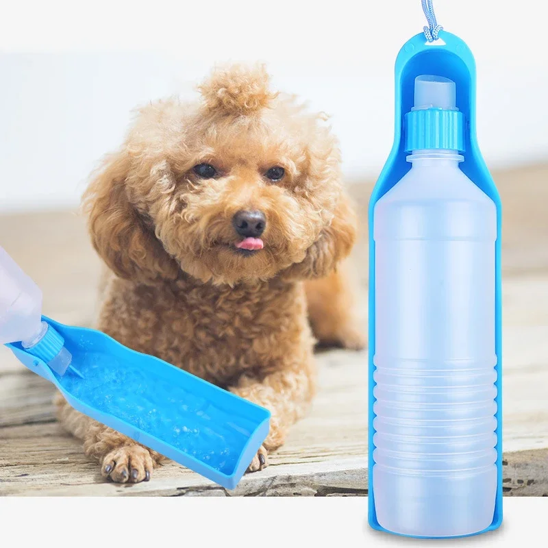 250 ml/500 ml Hunde Ausgehen Wasserkocher Trinker Tragbare Wasser Tasse Trinkwasser Feeder Pet Accopanying Tasse Wasser flasche Gehen Hund Sup