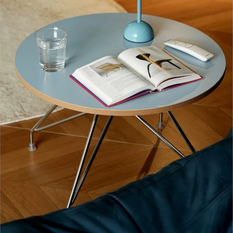 MOMO Bauhaus Couchtisch Wohnzimmer Runder Tisch Klein Neuer Künstlerischer Stil Kleiner Runder Kaffeetisch Teetisch