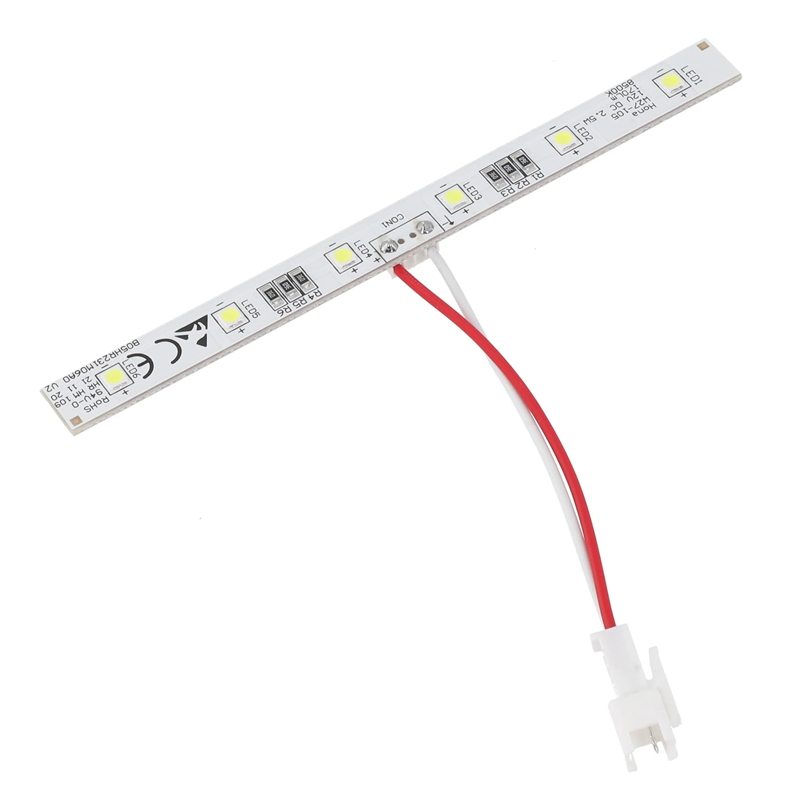 1 x Kühlschrank-Lichtleiste W27–105 LED-Lichtleiste für Ouma Kühlschrank W27–105 Kühlbeleuchtungs-Lichtleiste 12 x 1 cm