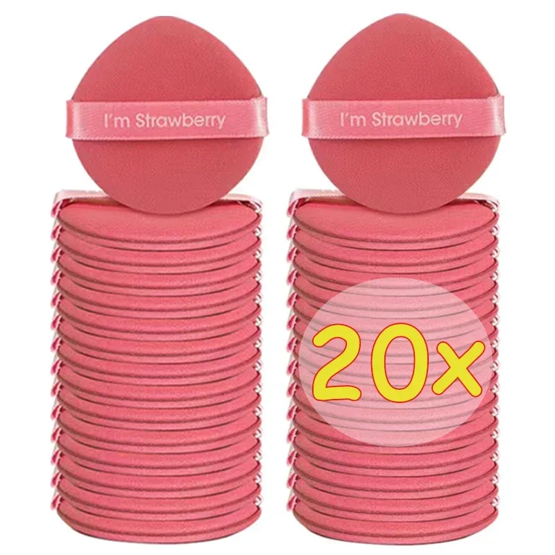 1-20 stücke Schwamm Air Kissen Cosmetic Puff Doppel Seite Weiche Schönheit Make-Up Puffs Trockenen und Nass verwenden BB Creme Foundation Kosmetik Werkzeug