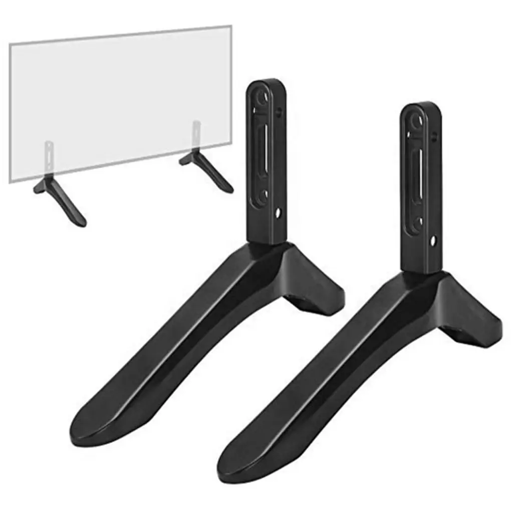 2pcs Universal TV Standfuß Halterung Für 32-65 Zoll Samsung Vizio Sony LCD TV Nicht für LG TV Schwarz Fernsehen Halterung Tisch Halter