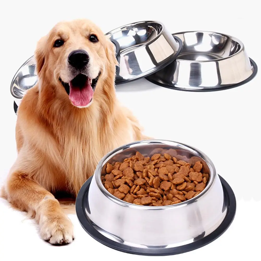 Edelstahl Haustier Hunden apf Feeder rutsch feste Anti-Ameisen futter Wasser trinken Geschirr Feeder Hunden äpfe Futter zubehör Haustier zubehör