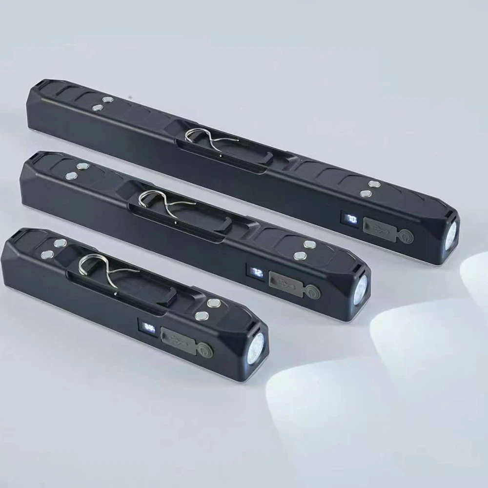 Outdoor 22/31/41CM Camping-LED-Leuchte mit Magnet und Haken, wiederaufladbare Arbeitsleuchte, Motorhauben-Arbeitslampe für Notbeleuchtung.