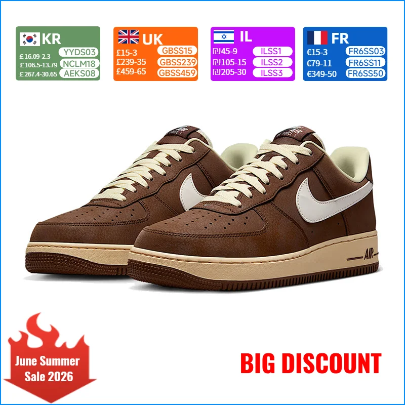 Nike Air Force 1 '07 Sneakers, rutschfeste, verschleißfeste, klassische, modische, lässige Skate-Schuhe FZ3592-259