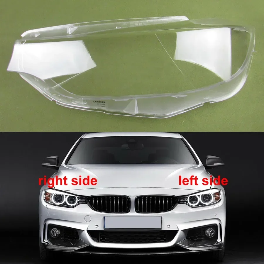 Für BMW 4er M4 F32 F33 F36 F82 2014-2017 Lampenschirm Lampenschirm Scheinwerfer Shell Transparente Scheinwerfer Abdeckung objektiv Plexiglas