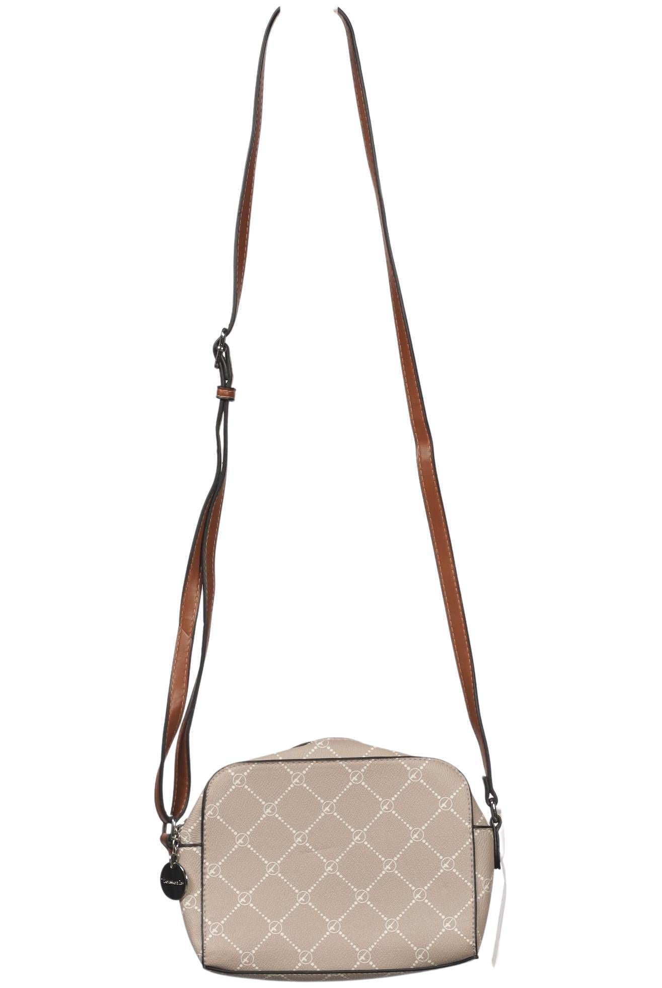 Tamaris Damen Handtasche klein, Gr. , Beige, Kunstleder