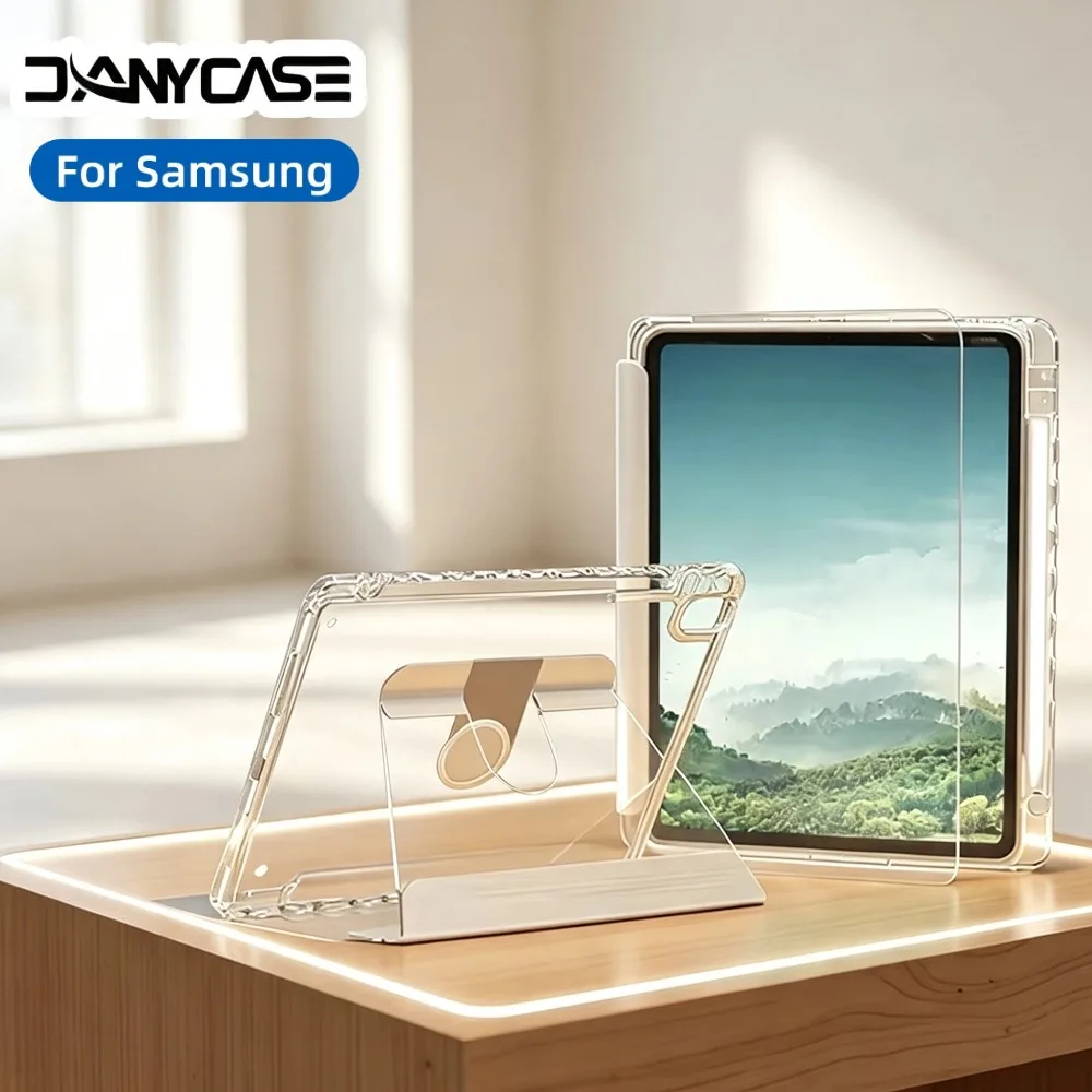 Coque transparente pour iPad 2026, compatible avec iPad 11e génération (A16), iPad 10e génération, iPad Pro 12.9 (4e/5e/6e génération), iPad Pro 11, iPad Air 4e/5e génération, iPad 13, iPad 11, iPad