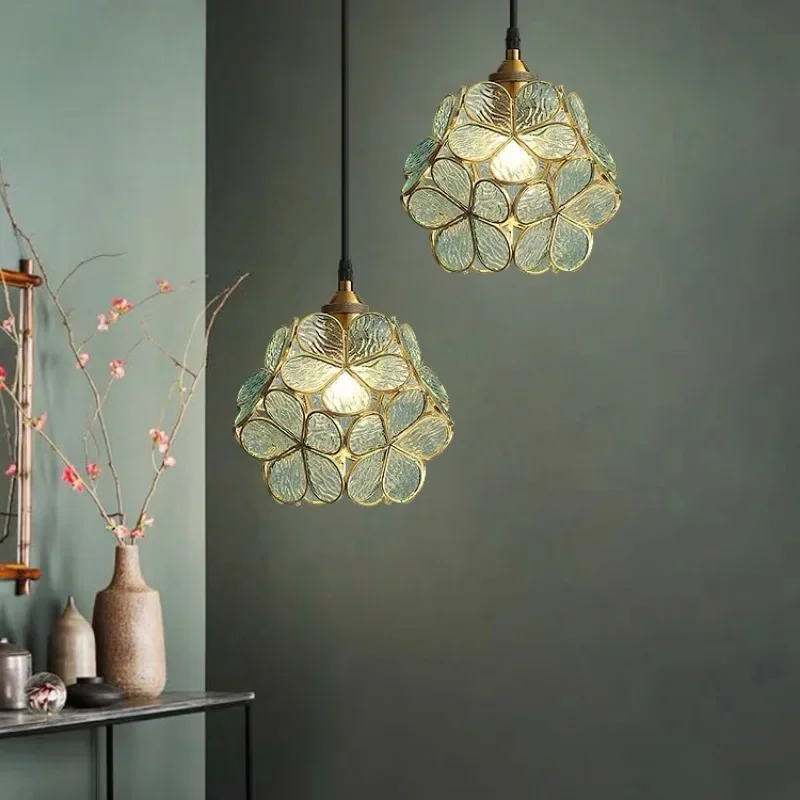 Nordic Moderne Blütenblatt Acryl Anhänger Lampe Schlafzimmer Nacht Restaurant Blume Decke Licht Badezimmer Foyer Led Hängen Beleuchtung